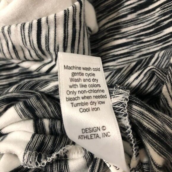 Athleta Striped Pima Cotton Midi Athletic Dress - Picture 4 of 13